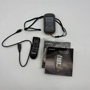 Garmin Dakota 20 Handheld GPS Unit Camping Hiking Geocaching Tested Works